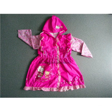 Popular Pretty Rain Jacket for Student Girls